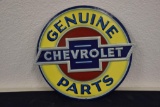 Chevrolet (Genuine Parts) metal embossed newer hanging sign