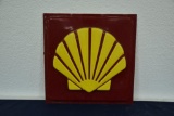 Shell Gasoline single sided plastic sign