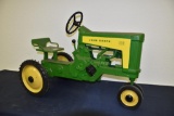 Early (Eska) John Deere 130 metal pedal tractor with narrow front end
