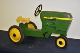 Ertl John Deere metal pedal tractor with narrow front end
