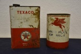 (2) Texaco and Mobil Cans