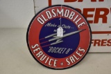 Oldsmobile Service and Sales reproduction sign