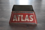 Atlas metal tire display stand.
