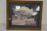 General Store gas station print