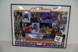 Am Motorcycle Leonard Racing framed autographed prints