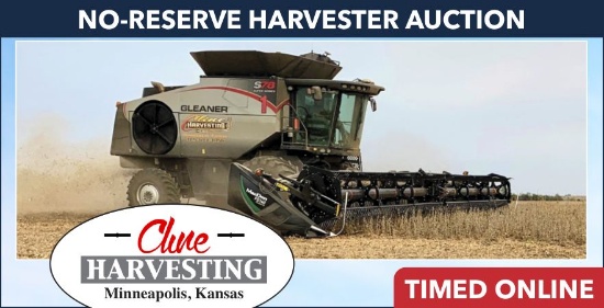No-Reserve Harvester Auction - Cline Harvesting