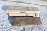 Steel truck tool box and metal gun case