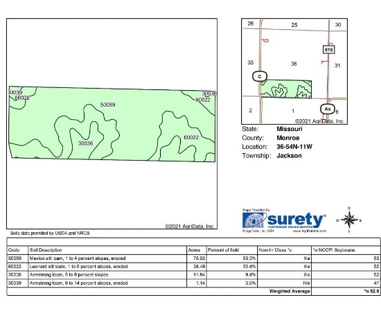 Tract 2 - 119.9 Surveyed Acres