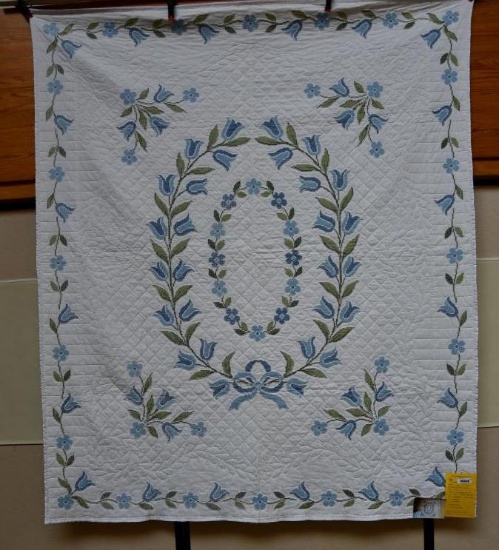 Vintage quilt "Bow of Flowers"