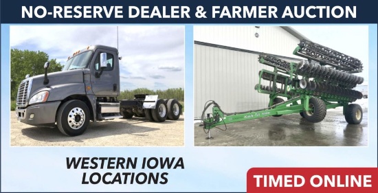 No-Reserve Dealer & Farmer Auction - Western Iowa