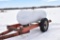 500 gal. L.P. tank on single axle trailer