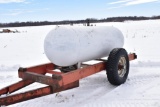 500 gal. L.P. tank on single axle trailer
