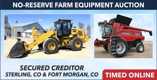 Ring 1: No-Reserve Farm Equipment -Secure Creditor