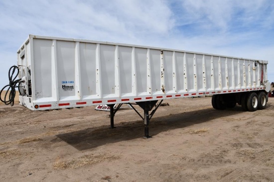 2013 Hitchcock 44' Chain Floor semi-trailer