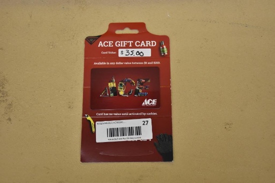 $35 Ace Hardware gift card