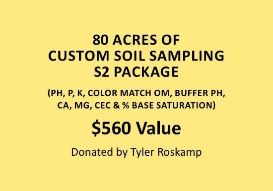 80 Acres of custom soil sampling S2 package