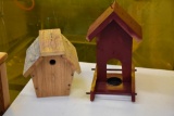 (2) Custom Built Birdhouses