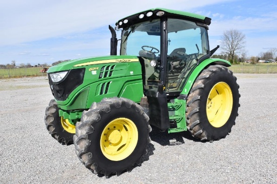 2014 John Deere 6125R MFWD tractor