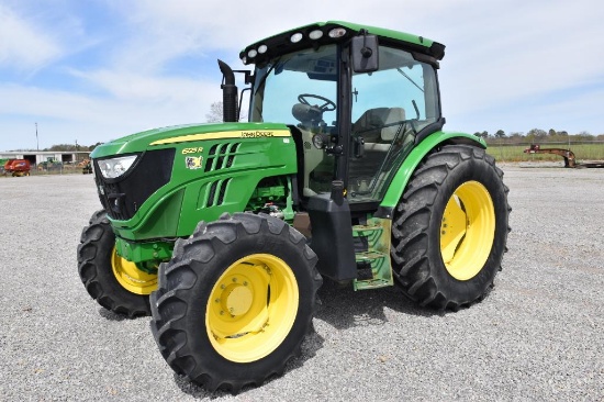 2015 John Deere 6125R MFWD tractor