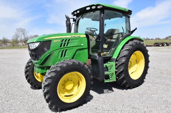 2015 John Deere 6125R MFWD tractor
