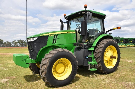 2018 John Deere 7250R MFWD tractor
