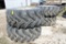 (4) 650/75R32 Firestone flotation tires on rims