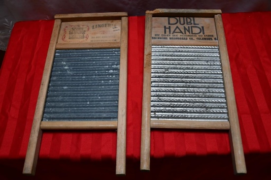 Antique Washboards, Lot of Two