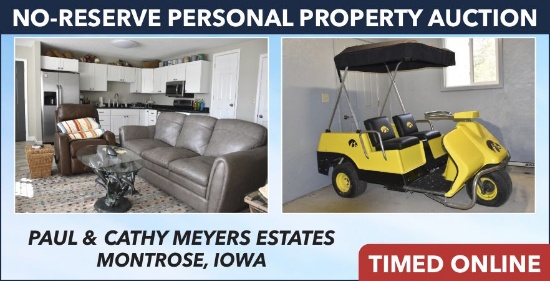 No-Reserve Personal Property Auction - Meyers