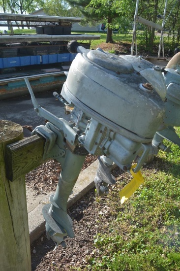 Elgin antique outboard motor