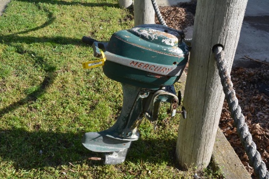 Mercury antique outboard motor