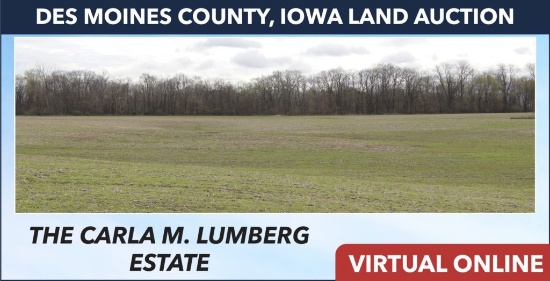 Des Moines County, IA Land Auction - Lumberg