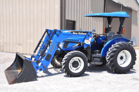 2007 New Holland TN70A MFWD tractor w/loader