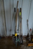 Long handled tools to include post jobbers and shovels