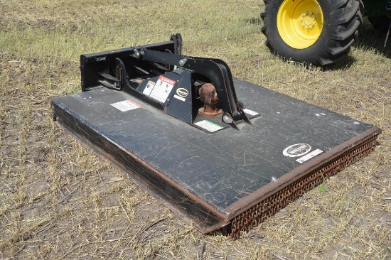 Quick attach 6' skid loader brush mower