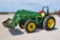 1992 John Deere 5400 MFWD tractor w/loader
