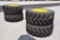 (4) Goodyear LSW 800/55R46 tires on JD rims