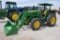 2019 John Deere 5100E MFWD tractor w/loader