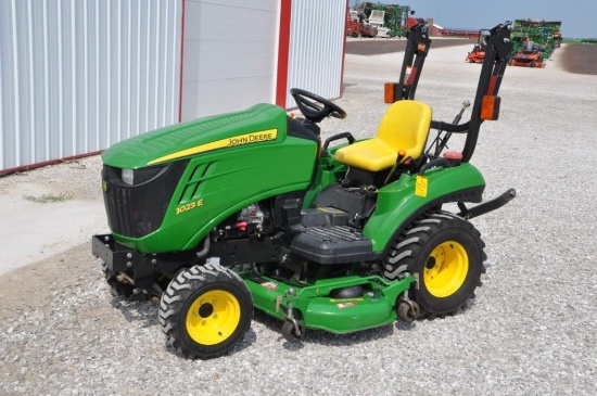 2012 John Deere 1023E MFWD compact tractor