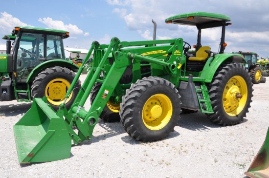 2008 John Deere 7330 MFWD tractor w/loader