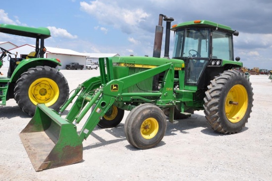 1989 John Deere 4055 2wd tractor w/loader