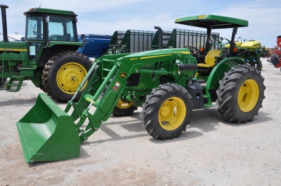 2019 John Deere 5100E MFWD tractor w/loader