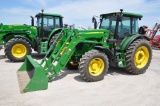 2012 John Deere 6140D MFWD tractor w/loader