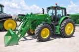 2017 John Deere 6155M MFWD tractor w/loader