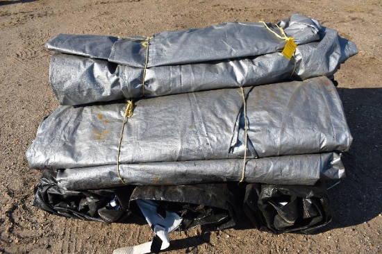 (6) 12'x60' hay tarps