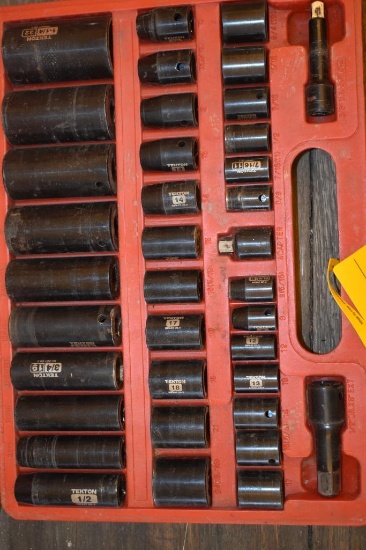 Tekton 1/2" drive impact socket set