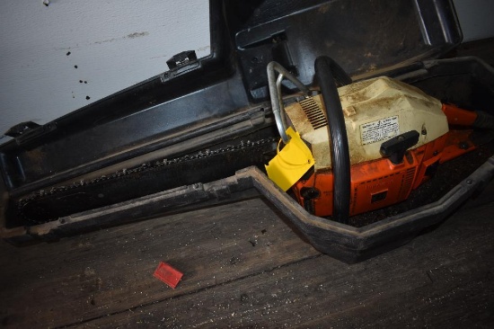 Husqvarna 61 chainsaw with case