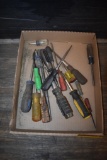 Flat of screwdrivers