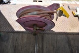 Retractable air hose on reel