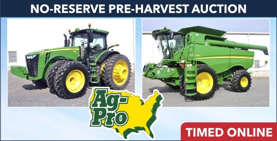 No-Reserve Pre-Harvest Auction - Ag-Pro