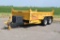 2008 TravAlong 7' x 12' dump trailer